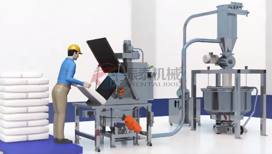 玄武巖粉真空上料機和無塵投料站 玄武巖粉真空上料機和無塵投料站