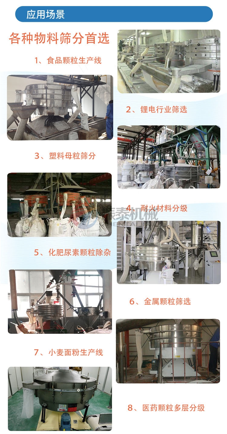 樹脂覆膜砂圓形搖擺篩應用場景 樹脂覆膜砂圓形搖擺篩應用場景