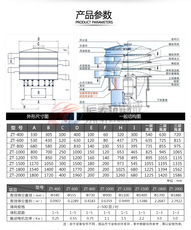 電池黑粉三次元振動篩產品參數 電池黑粉三次元振動篩產品參數